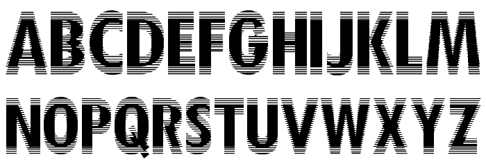 Nervous Шрифта строчной
