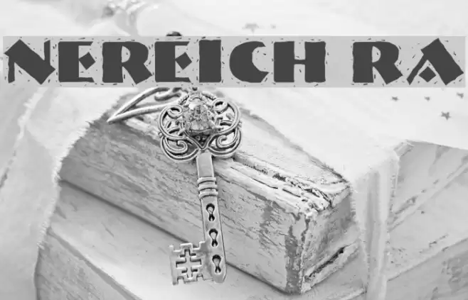 NervouzReich Rank Font examples