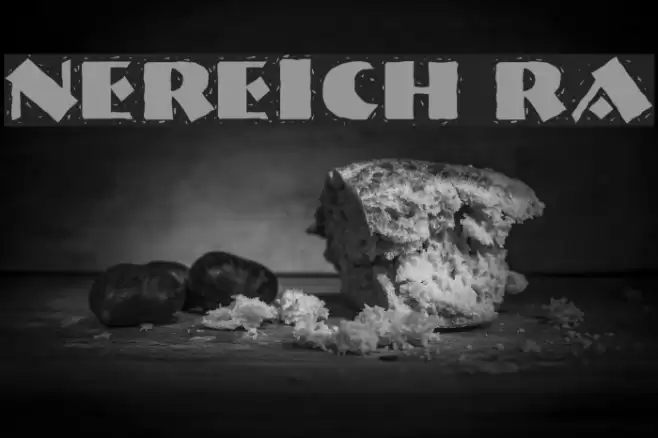 NervouzReich Rank Font examples
