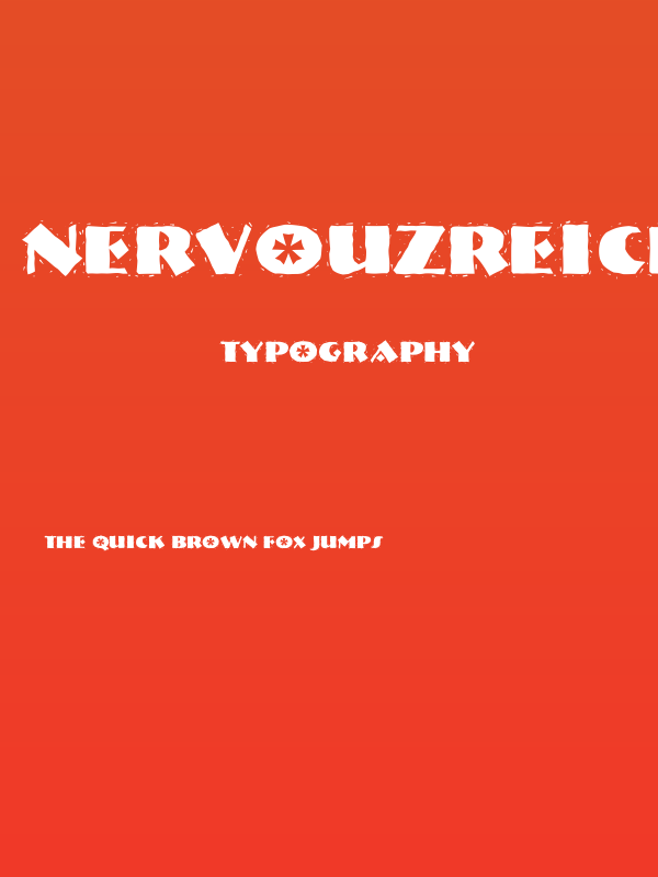 NervouzReich Rank Poster