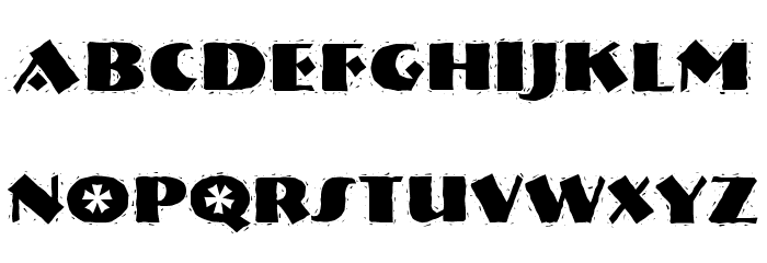 NervouzReich Rank Font LOWERCASE