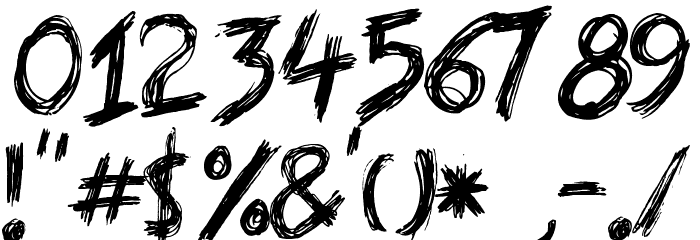 Nerwus フォント その他の文字