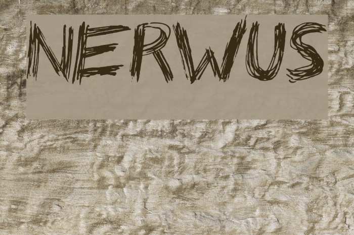 Nerwus フォント examples