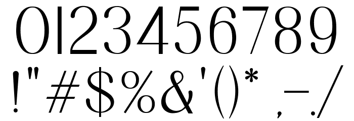 Nesans Semi Bold Font OTHER CHARS