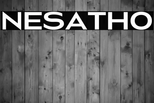 Nesatho Font examples