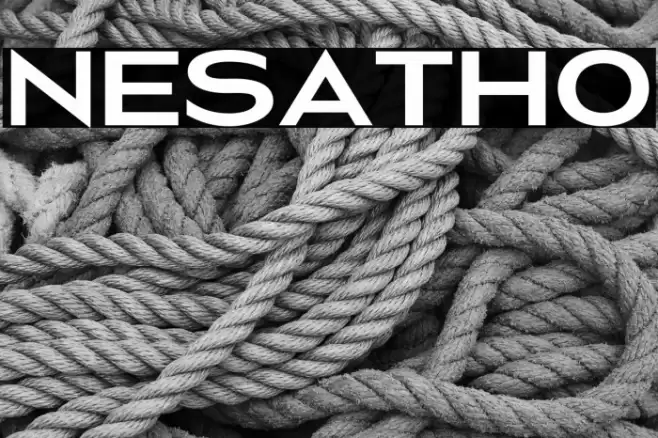 Nesatho Font examples