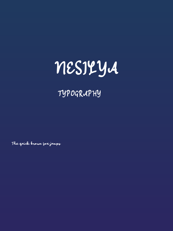 Nesilya Poster