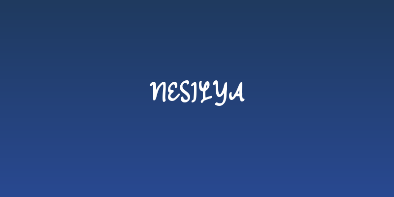 Nesilya Social Header