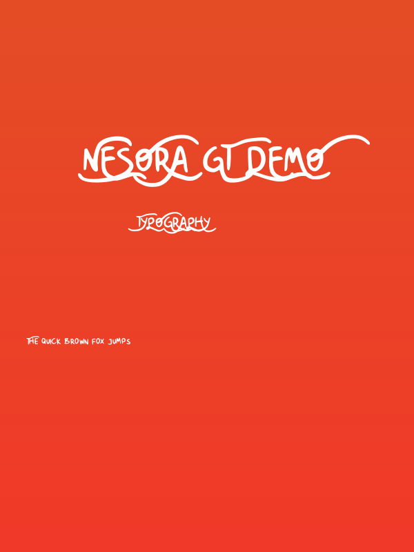 Nesora GT Demo Poster