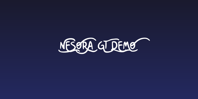 Nesora GT Demo Social Header