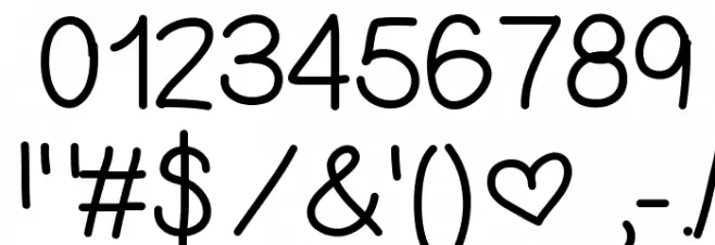 Ness Font OTHER CHARS