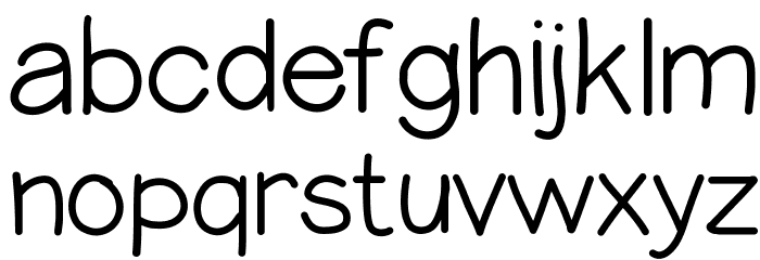 Ness Font LOWERCASE