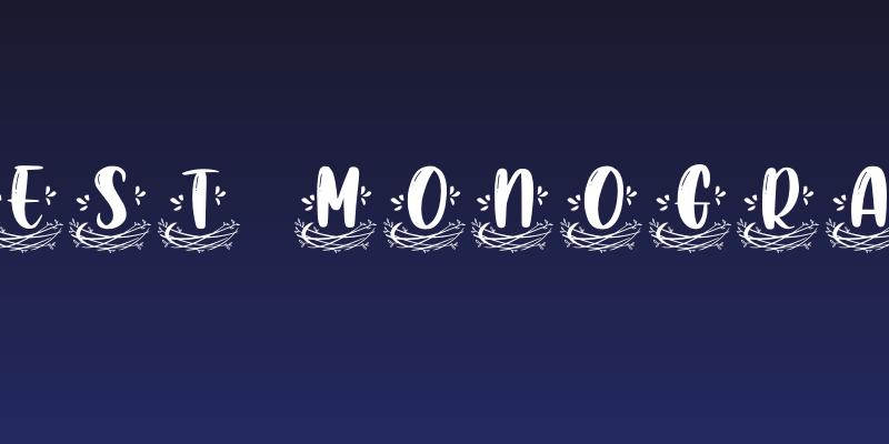 Nest Monogram Social Header