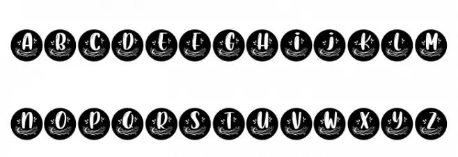 Nest Monogram Fonte MINÚSCULAS