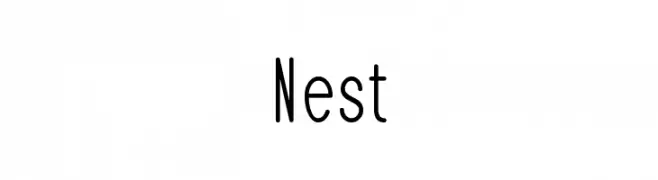 Nest  Frei Schriftart Herunterladen