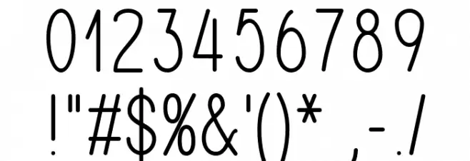 Nest Font OTHER CHARS