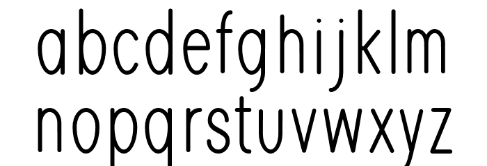 Nest Font LOWERCASE