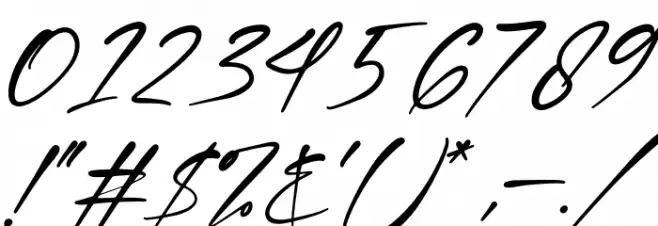 Nestone Italic Font OTHER CHARS