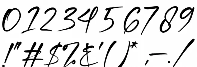 Nestone Font OTHER CHARS