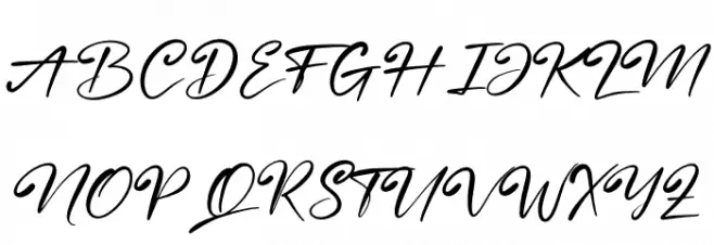 Nestone Font UPPERCASE