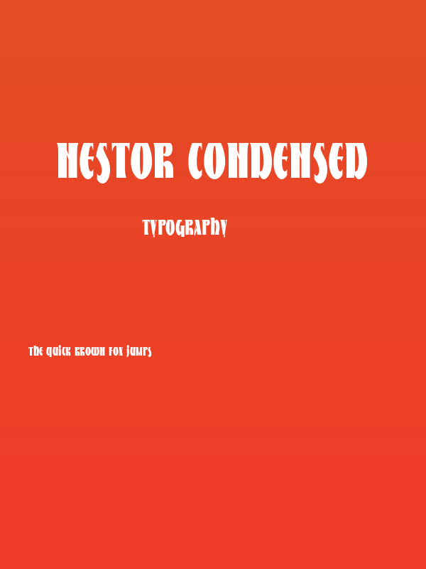 Nestor Condensed Poster