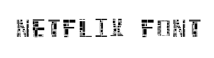 old netflix font