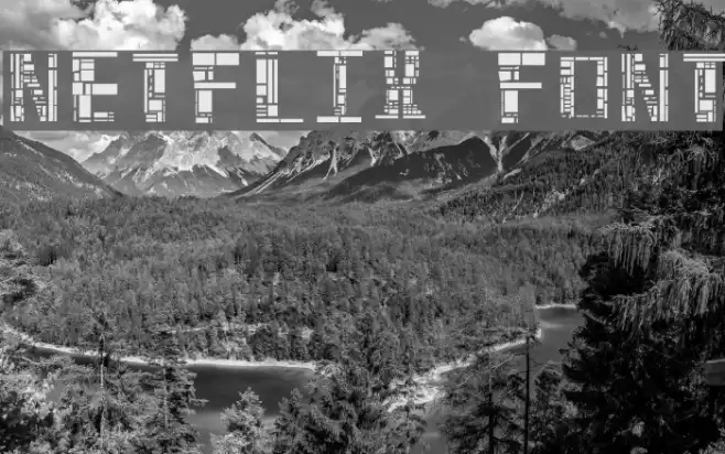 Netflix Font Font examples