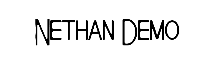 Nethan Demo  Free Fonts Download
