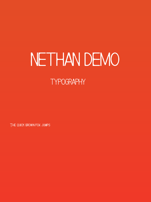 Nethan Demo Poster