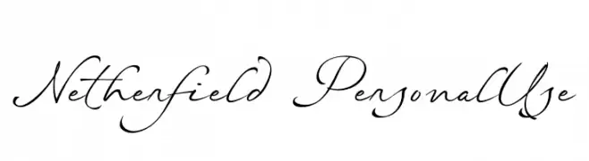 Netherfield - Personal Use  Fuentes Gratis Descargar