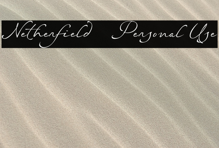 Netherfield - Personal Use Example 1