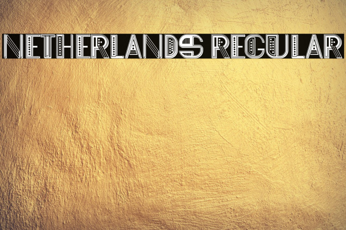 Netherlands Regular Example 3