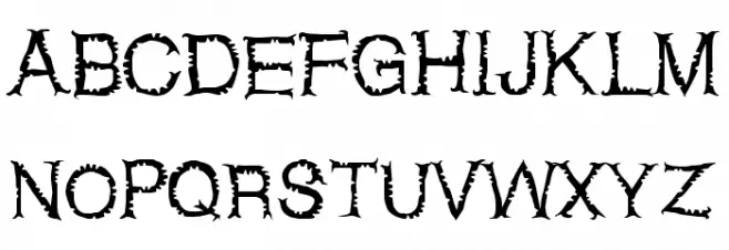 Netherworld Шрифта ВЕРХНИЙ