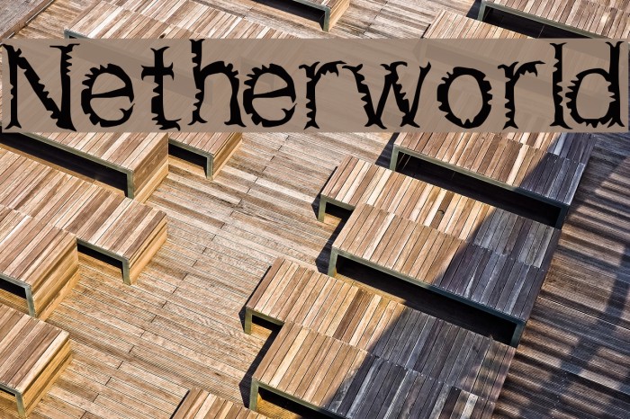 Netherworld फ़ॉन्ट examples