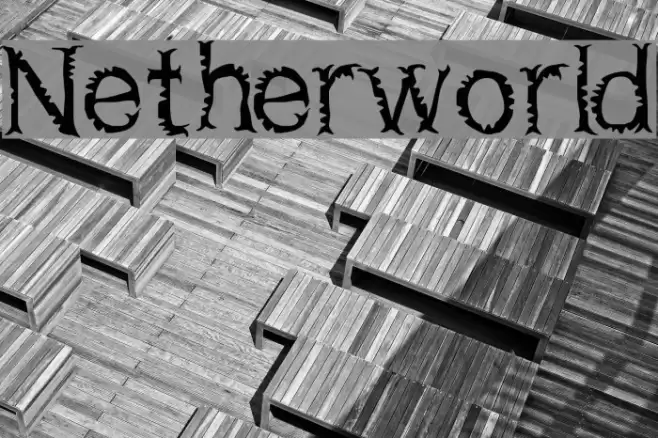 Netherworld Font examples