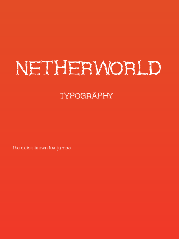 Netherworld Poster