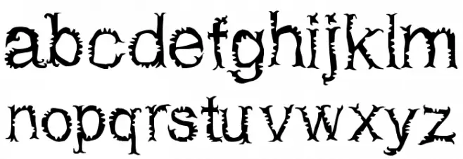 Netherworld फ़ॉन्ट लोअरकेस