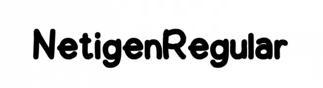 Netigen Regular  Fuentes Gratis Descargar