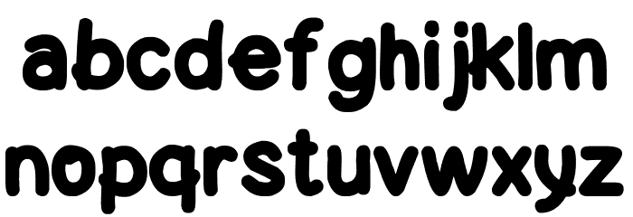 Netigen Regular Font LOWERCASE