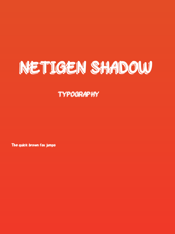 Netigen Shadow Poster