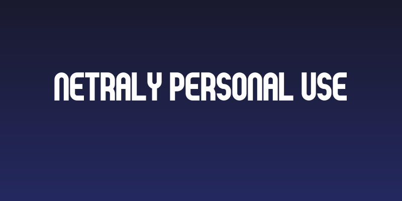 Netraly Personal Use Social Header