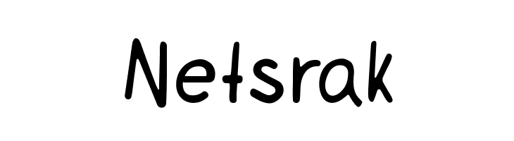 Netsrak フォント