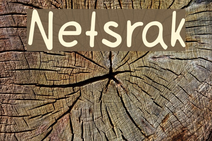Netsrak Font examples