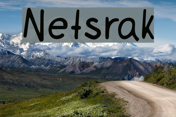 Netsrak Font examples