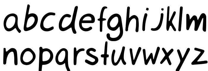 Netsrak Font LOWERCASE