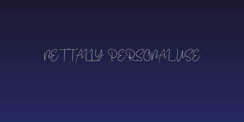 Nettally Personal Use Social Header