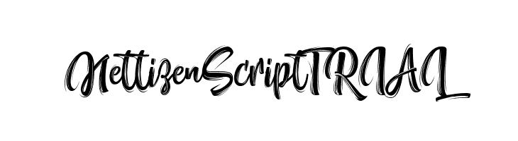 NettizenScript_TRIAL  font caratteri gratis