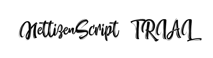 NettizenScript_TRIAL  नि: शुल्क फ़ॉन्ट्स डाउनलोड