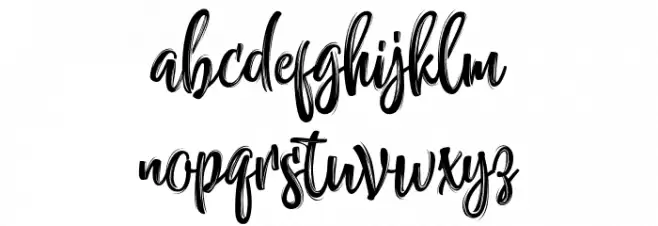 NettizenScript_TRIAL फ़ॉन्ट लोअरकेस