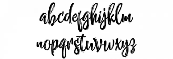 NettizenScript_TRIAL Caratteri MINUSCOLO